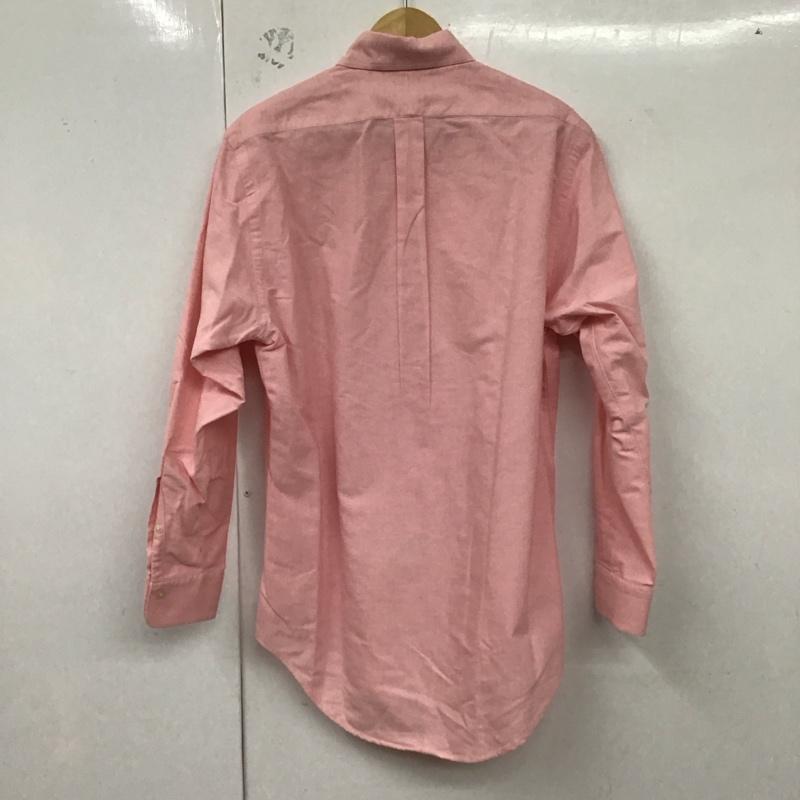 ラルフローレン RALPHLAUREN シャツ、ブラウス 長袖 長袖シャツ 無地シャツ カラーシャツ ボタンダウンシャツ ロゴ、文字 桃 / ピンク /  メンズ USED 古着 中古 10128788