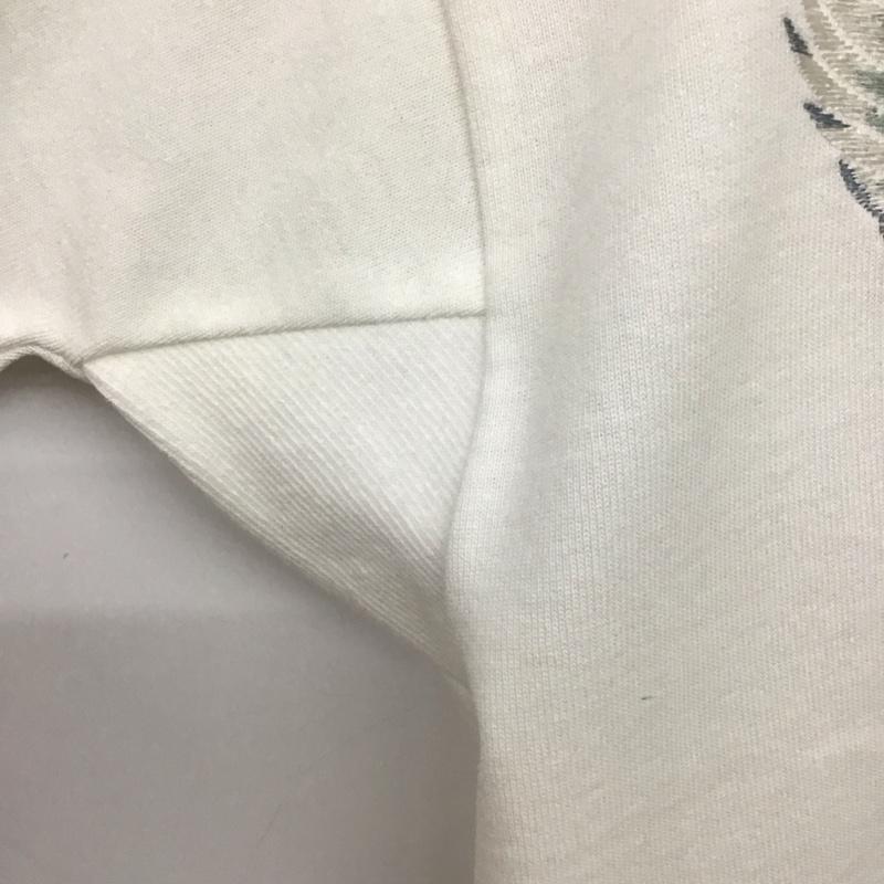 アレフルード A(LeFRUDE)E Tシャツ 半袖 半袖カットソー プリントTシャツ クルーネックカットソー M ロゴ、文字 白 / ホワイト /  メンズ USED 古着 中古 10139036