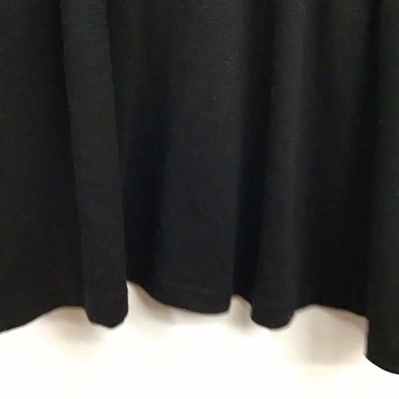 メルロー merlot ワンピース ロングスカート FREE 無地 黒 / ブラック /  レディース USED 古着 中古 10131534