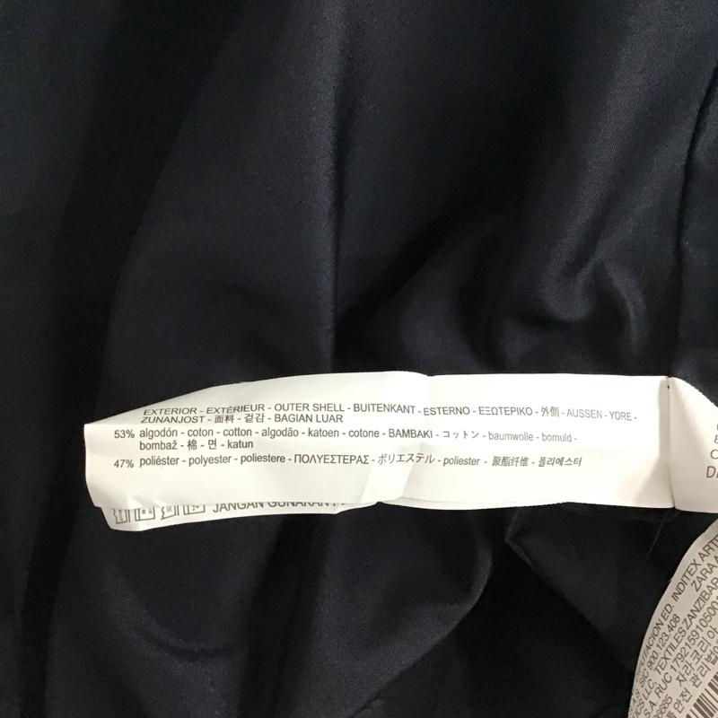 ザラ ZARA コート トレンチコート 3046 233 401 ロング丈 S 無地 紺 / ネイビー /  レディース USED 古着 中古 10124991