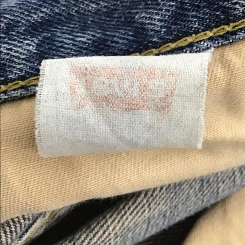 リーバイストラウスアンドコー Levi Strauss & co. パンツ デニム、ジーンズ デニムパンツ スリムパンツ カジュアルパンツ 31インチ ダメージ加工 インディゴ / インディゴ /  メンズ USED 古着 中古 10149764