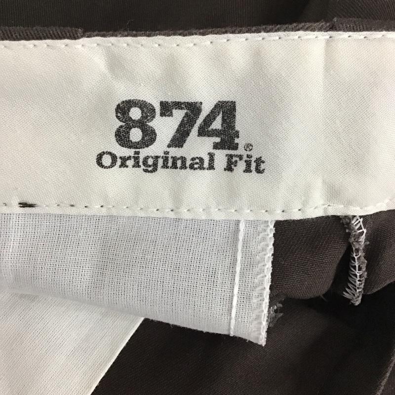 ディッキーズ Dickies パンツ ワークパンツ、ペインターパンツ ワイドパンツ カジュアルパンツ ワークパンツ 30インチ 無地 茶 / ブラウン /  メンズ USED 古着 中古 10113636