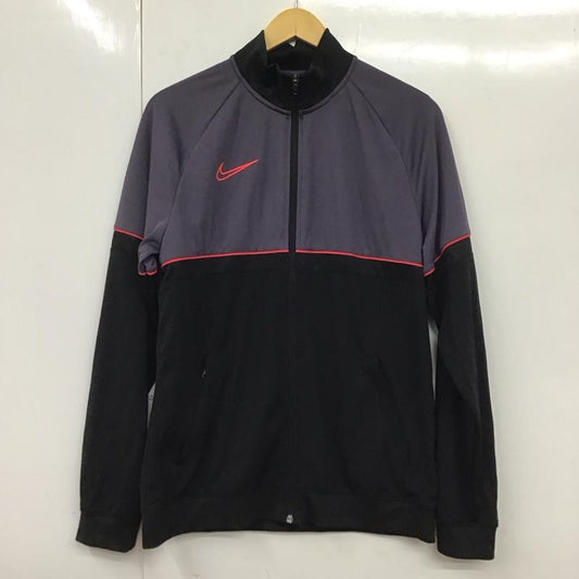 ナイキ NIKE ジャケット、上着 ジャケット、ブレザー cv1466-011 アカデミートラック スーツ ジップアップジャケット ジャージ XL ロゴ、文字 黒 / ブラック / X 紫 / パープル /  メンズ USED 古着 中古 10131544