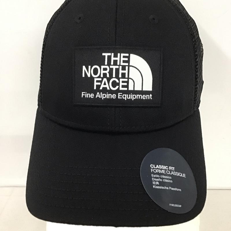 ザノースフェイス THE NORTH FACE 帽子 キャップ NF0A5FXA MUDDER TRUCKER メッシュキャップ タグ付き ロゴ、文字 黒 / ブラック /  メンズ USED 古着 中古 10132508
