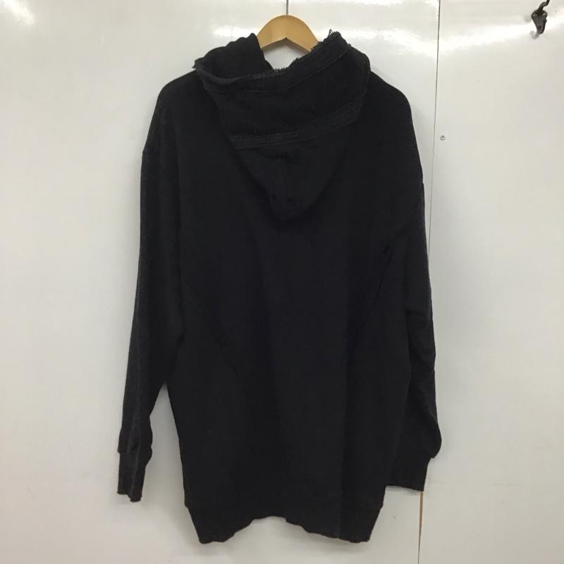 アンダーカバー UNDERCOVER パーカー 長袖 長袖パーカー プルオーバーパーカー スウェット 3 無地 黒 / ブラック /  メンズ USED 古着 中古 10141774