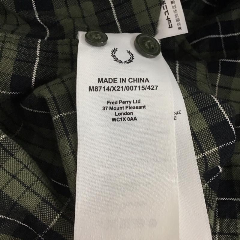 フレッドペリー FRED PERRY シャツ、ブラウス 長袖 長袖シャツ チェックシャツ カラーシャツ ボタンダウンシャツ M チェック マルチカラー / マルチカラー /  メンズ USED 古着 中古 10144482