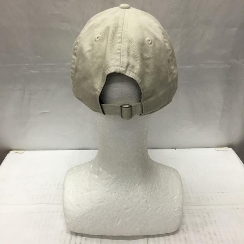 ニューエラ NEW ERA 帽子 キャップ ベースボールキャップ 9THIRTY 熊 刺繍 ベージュ / ベージュ /  レディース USED 古着 中古 10106684