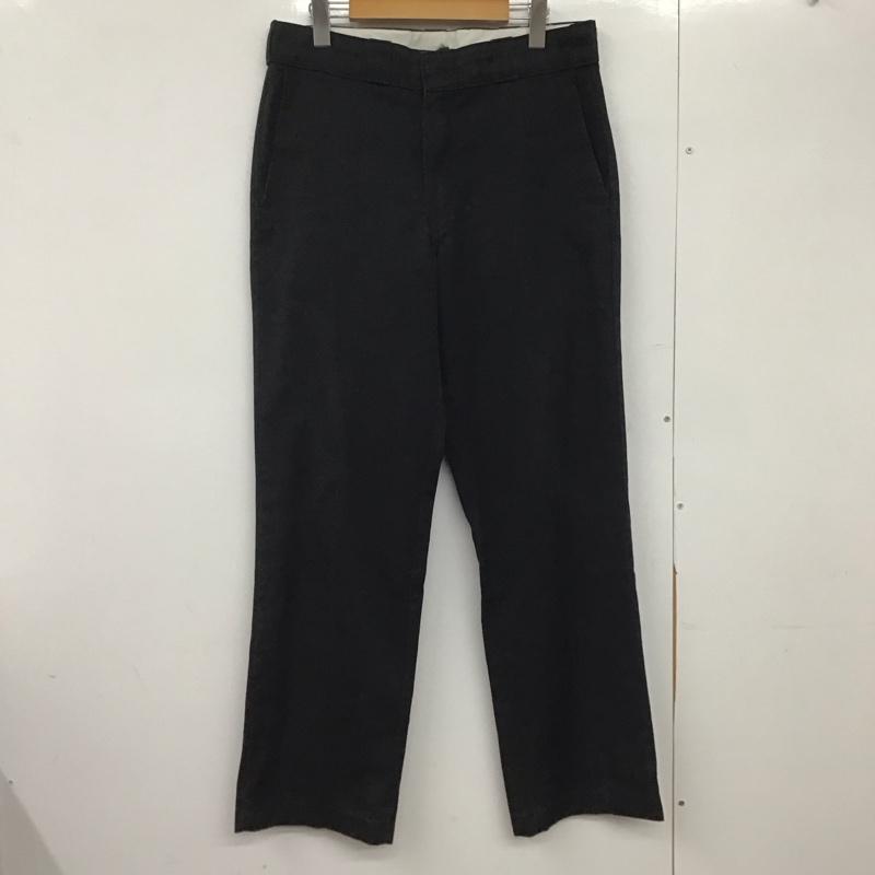 ディッキーズ Dickies パンツ ワークパンツ、ペインターパンツ ワークパンツ ワイドパンツ カジュアルパンツ 32インチ 無地 黒 / ブラック /  メンズ USED 古着 中古 10146557