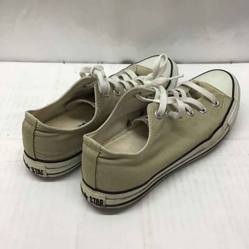 コンバース CONVERSE スニーカー スニーカー 1CL129 CANVAS ALL STAR COLORS OX 25.5cm 25.5cm ロゴ、文字 ベージュ / ベージュ /  メンズ USED 古着 中古 10116233