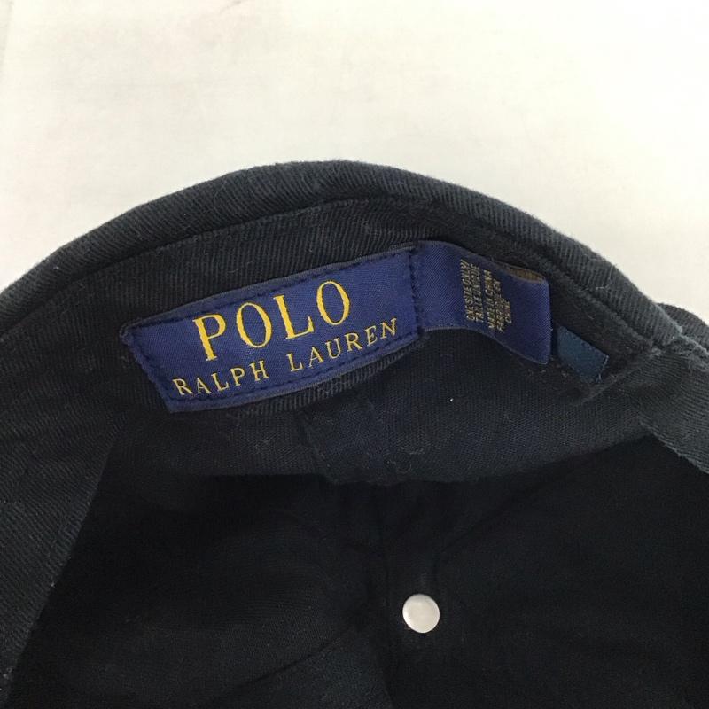 ラルフローレン RALPHLAUREN 帽子 キャップ ワンポイント 黒 / ブラック /  レディース USED 古着 中古 10139357