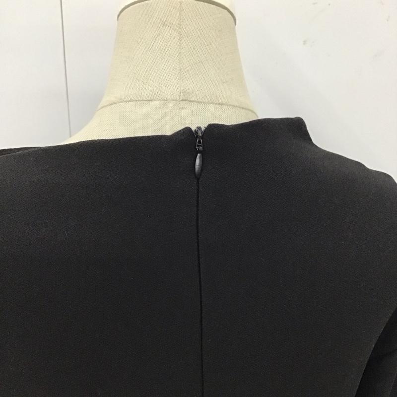 ザラ ZARA ワンピース ロングスカート 2712 628 800 長袖 スリット S 無地 黒 / ブラック /  レディース USED 古着 中古 10119615