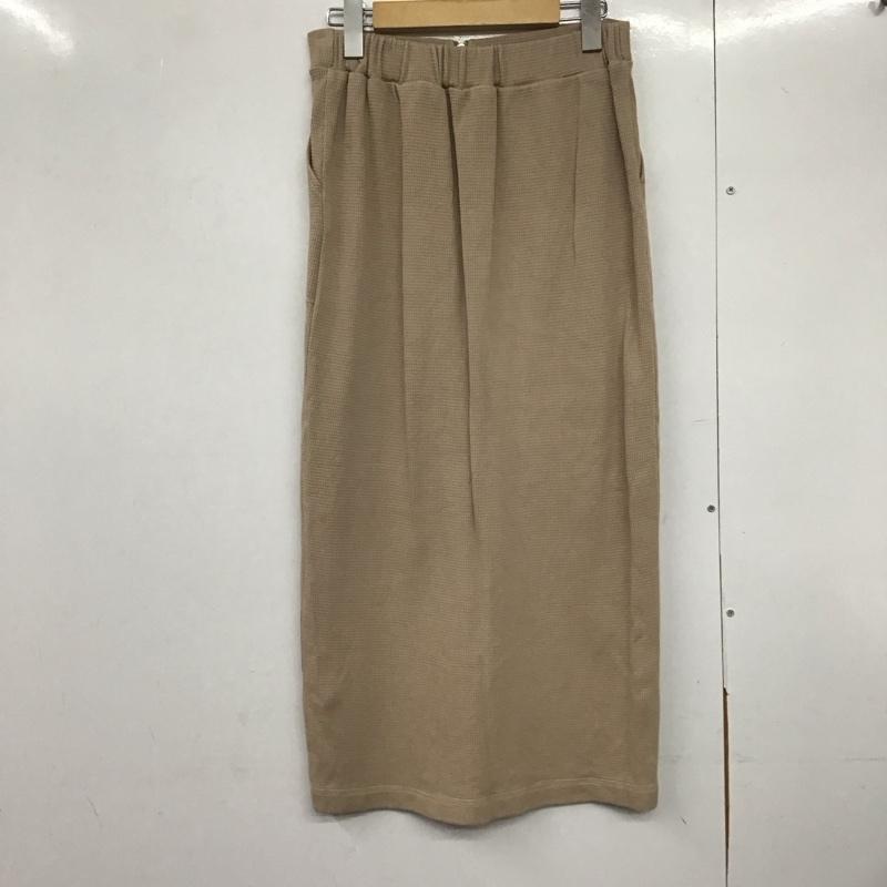 ページボーイ PAGEBOY スカート ひざ丈スカート FREE 無地 ベージュ / ベージュ /  レディース USED 古着 中古 10142775