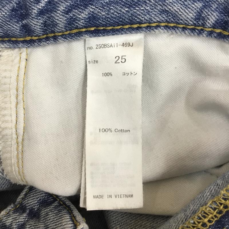 アズールバイマウジー AZUL BY MOUSSY パンツ デニム、ジーンズ 26インチ ダメージ加工 水色 / ライトブルー /  レディース USED 古着 中古 10143883