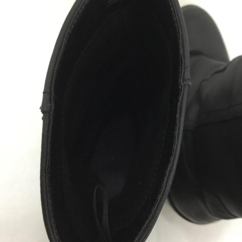 ザラ ZARA ブーツ ショートブーツ 2105 410 800 フェイクレザー ヒール EU35 無地 黒 / ブラック /  レディース USED 古着 中古 10143926