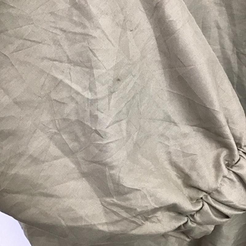 ナイキ NIKE カットソー 長袖 長袖カットソー Vネックカットソー ロングスリーブカットソー プリントTシャツ XL ロゴ、文字 ベージュ / ベージュ /  メンズ USED 古着 中古 10115131