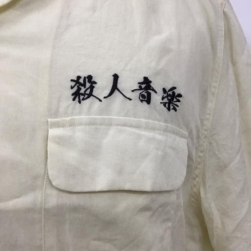ギルティーパーティーズ GUILTYPARTIES シャツ、ブラウス 半袖 半袖シャツ カラーシャツ 半袖カットソー 刺繍シャツ ワコマリア M ロゴ、文字 オフホワイト / オフホワイト /  メンズ USED 古着 中古 10117121