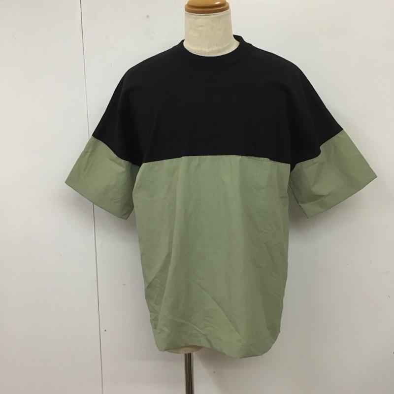 シーバ Sheba Tシャツ 半袖 2101-5004 クルーネック コットン ナイロン タグ付き 3 無地 黒 / ブラック / X カーキ / カーキ /  メンズ USED 古着 中古 10112667