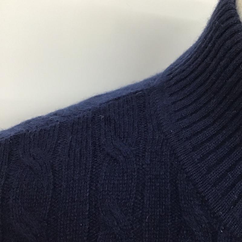 エルエルビーン L.L.Bean ニット、セーター 長袖 ハーフジップ S 無地 紺 / ネイビー /  メンズ USED 古着 中古 10111723