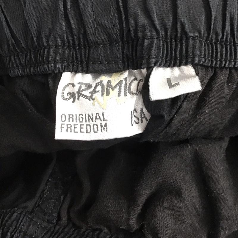 グラミチ GRAMICCI パンツ ワークパンツ、ペインターパンツ gmp-19s027 ウェザータックテーパードパンツ ワイドパンツ L 無地 黒 / ブラック /  メンズ USED 古着 中古 10142378