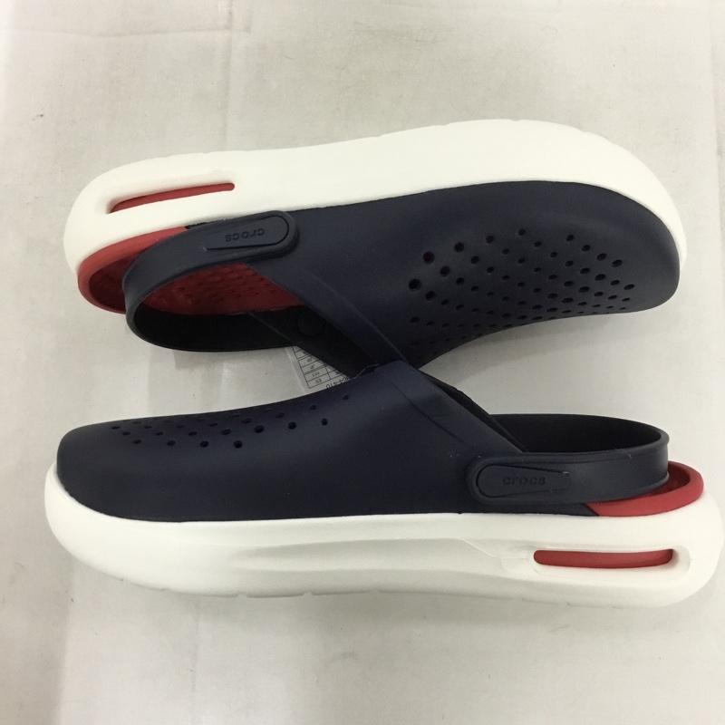 クロックス crocs サンダル サンダル 209964-410 インモーション クロッグ 29cm 29.0cm ロゴ、文字 紺 / ネイビー / X 白 / ホワイト / X 赤 / レッド /  メンズ USED 古着 中古 10147720
