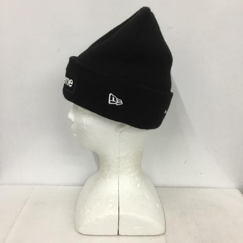 シュプリーム Supreme 帽子 ニット帽 New Era Box Logo Beanie ロゴ、文字 黒 / ブラック /  メンズ USED 古着 中古 10142805