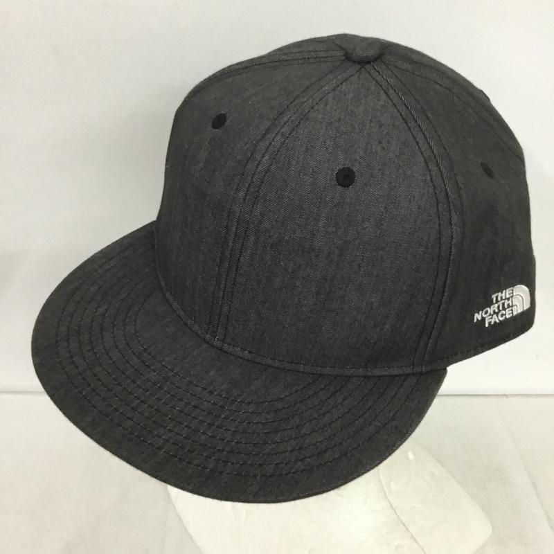 ザノースフェイス THE NORTH FACE 帽子 キャップ NN42130 NYLON DENIM CAP FREE ロゴ、文字 黒 / ブラック /  メンズ USED 古着 中古 10149870