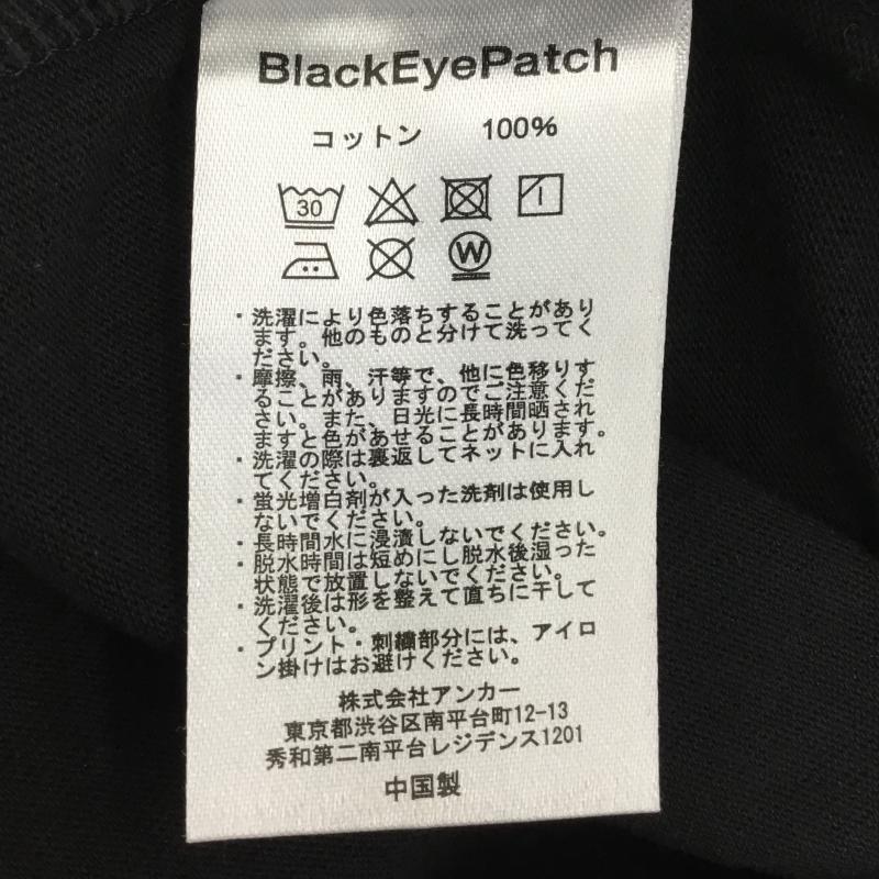 ブラックアイパッチ Black eye patch Tシャツ 半袖 XL ロゴ、文字 黒 / ブラック /  メンズ USED 古着 中古 10145796