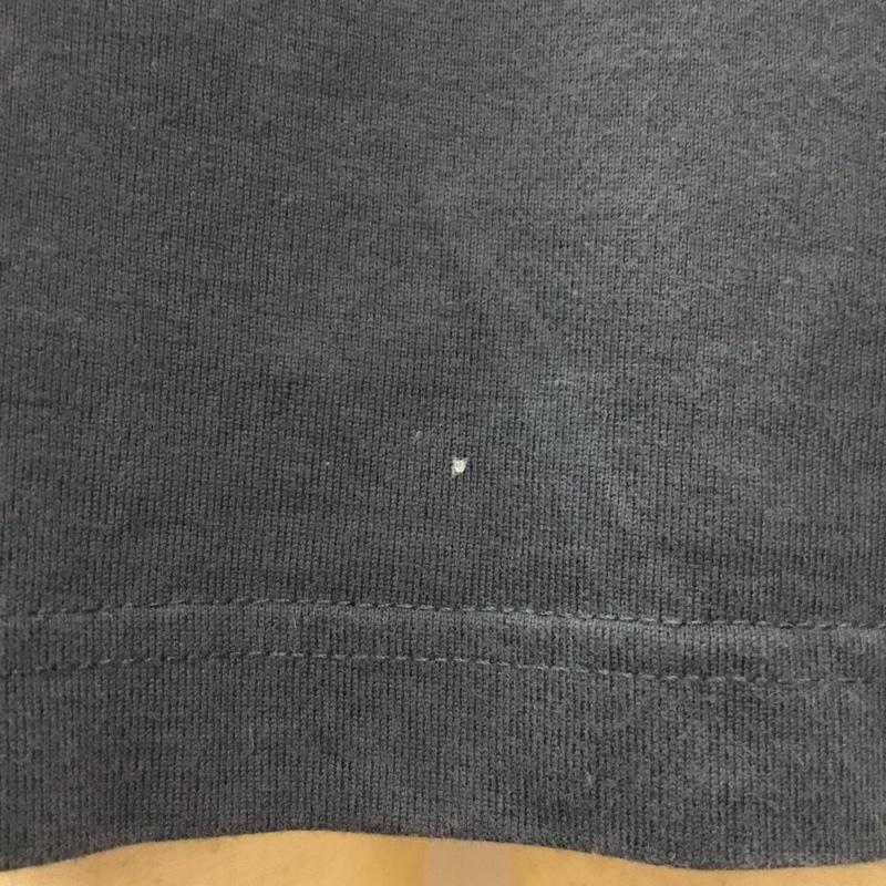 テッドマン TEDMAN カットソー 長袖 長袖カットソー クルーネックカットソー ロングスリーブカットソー プリントTシャツ 44 プリント 紺 / ネイビー /  メンズ USED 古着 中古 10112296