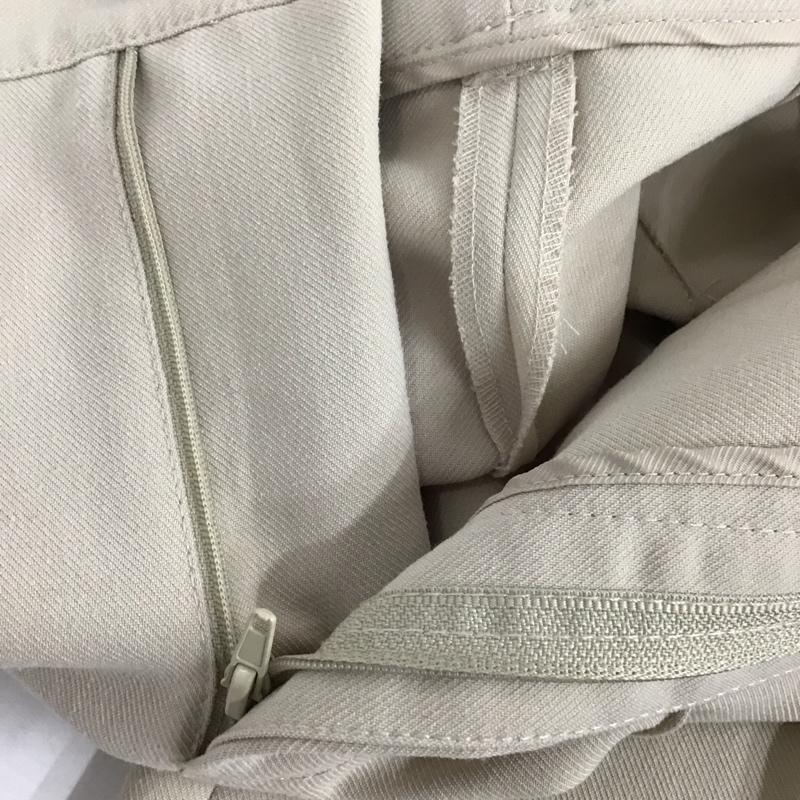ザラ ZARA パンツ スラックス スラックスパンツ ワイドパンツ カジュアルパンツ センタータックパンツ XS 無地 ベージュ / ベージュ /  レディース USED 古着 中古 10124126
