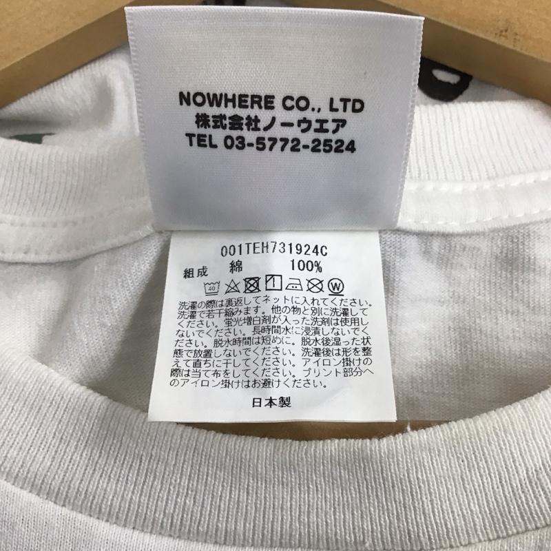 アベイシングエイプ A BATHING APE Tシャツ 半袖 L プリント 白 / ホワイト /  メンズ USED 古着 中古 10128801