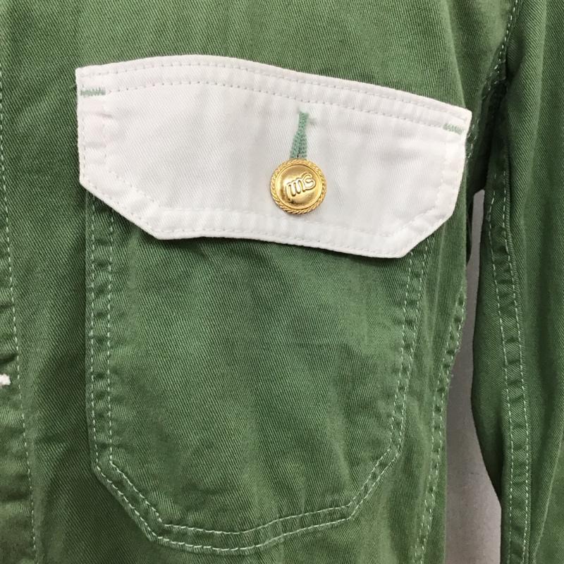 メルシーボークー mercibeaucoup, ジャケット、上着 ジャケット、ブレザー 長袖ジャケット カラージャケット シャツジャケット 3 無地 カーキ / カーキ /  メンズ USED 古着 中古 10123962