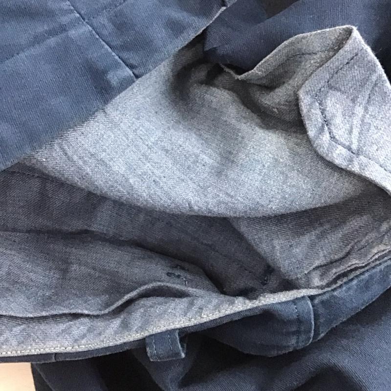 ハリウッドランチマーケット H.R MARKET パンツ チノパン チノパン ワイドパンツ カジュアルパンツ ストレッチパンツ 3 無地 紺 / ネイビー /  メンズ USED 古着 中古 10142426