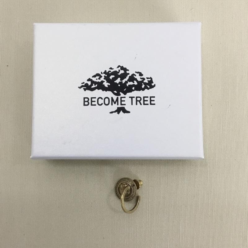 ビカムツリー BECOME TREE アクセサリー ピアス CONCHO×HOOP PIERCE 箱有 片耳  金 / ゴールド /  メンズ USED 古着 中古 10148653