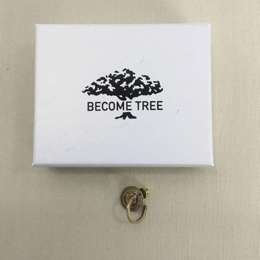 ビカムツリー BECOME TREE アクセサリー ピアス CONCHO×HOOP PIERCE 箱有 片耳  金 / ゴールド /  メンズ USED 古着 中古 10148653