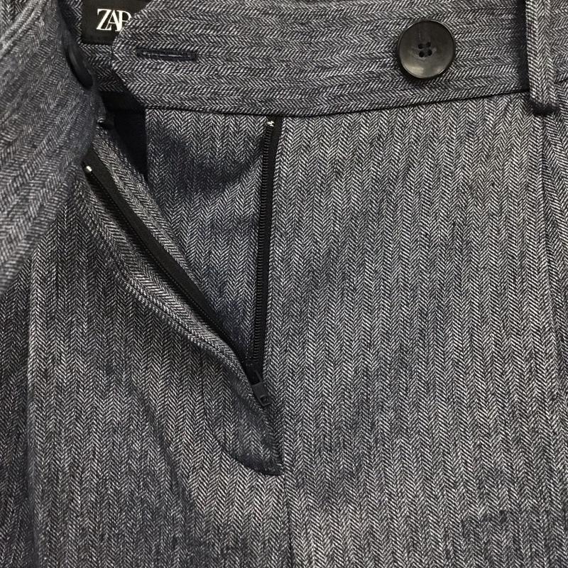 ザラ ZARA パンツ スラックス スラックスパンツ ワイドパンツ カジュアルパンツ S 無地 インディゴ / インディゴ /  レディース USED 古着 中古 10117997