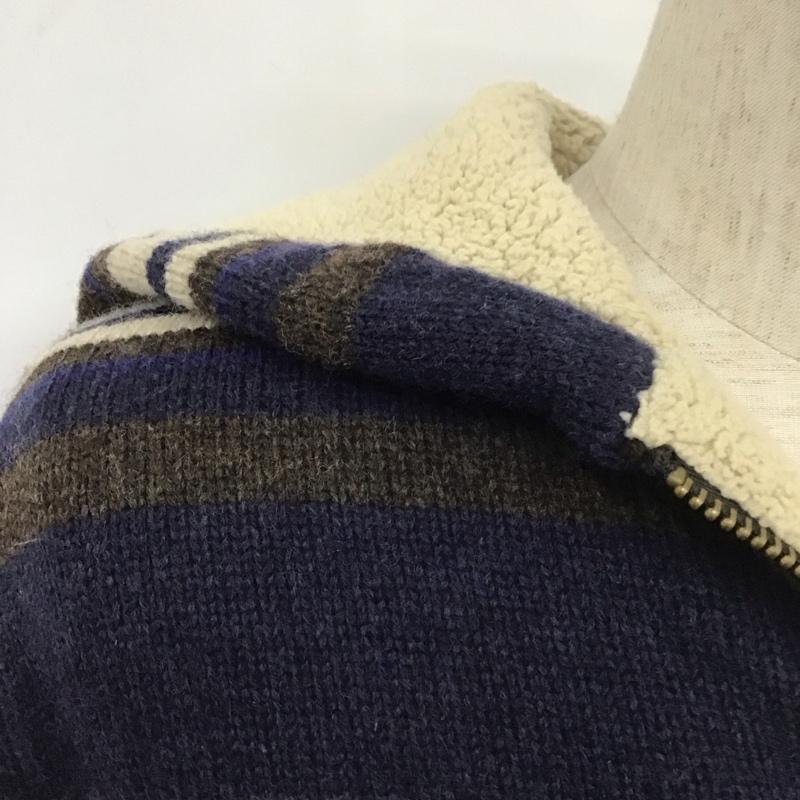 エディーバウアー Eddie Bauer パーカー 長袖 ジップパーカー M ボーダー柄 マルチカラー / マルチカラー /  メンズ USED 古着 中古 10111697