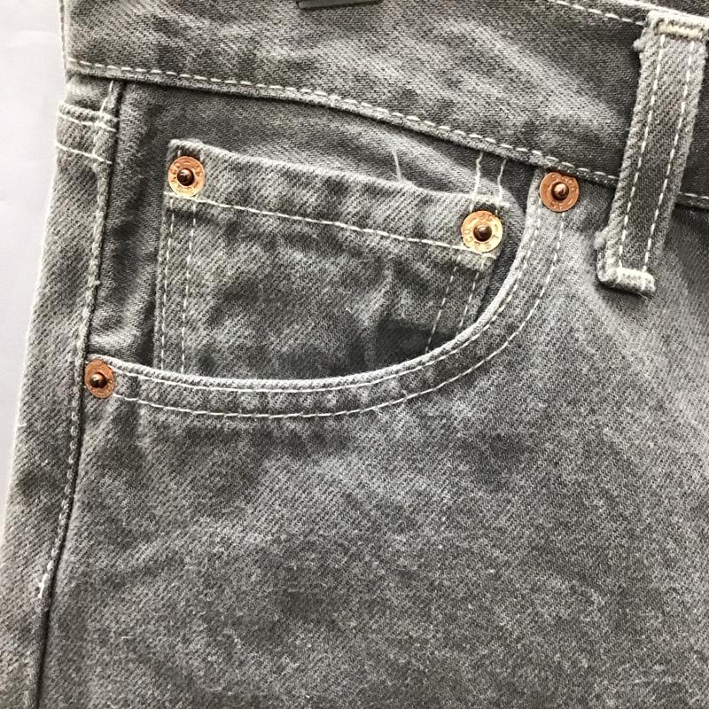 リーバイストラウスアンドコー Levi Strauss & co. パンツ デニム、ジーンズ デニムパンツ ストレートパンツ スリムパンツ カジュアルパンツ 30インチ 無地 灰 / グレー /  メンズ USED 古着 中古 10116338