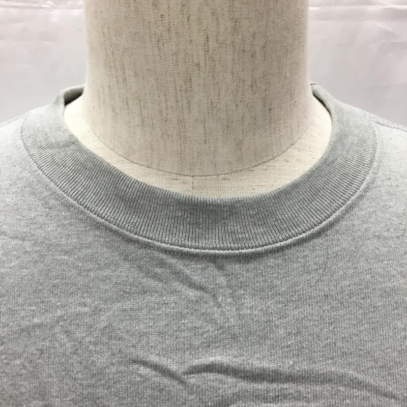 チャンピオン Champion カットソー 長袖 長袖カットソー クルーネックカットソー ロングスリーブカットソー プリントTシャツ L ロゴ、文字 灰 / グレー /  メンズ USED 古着 中古 10114112