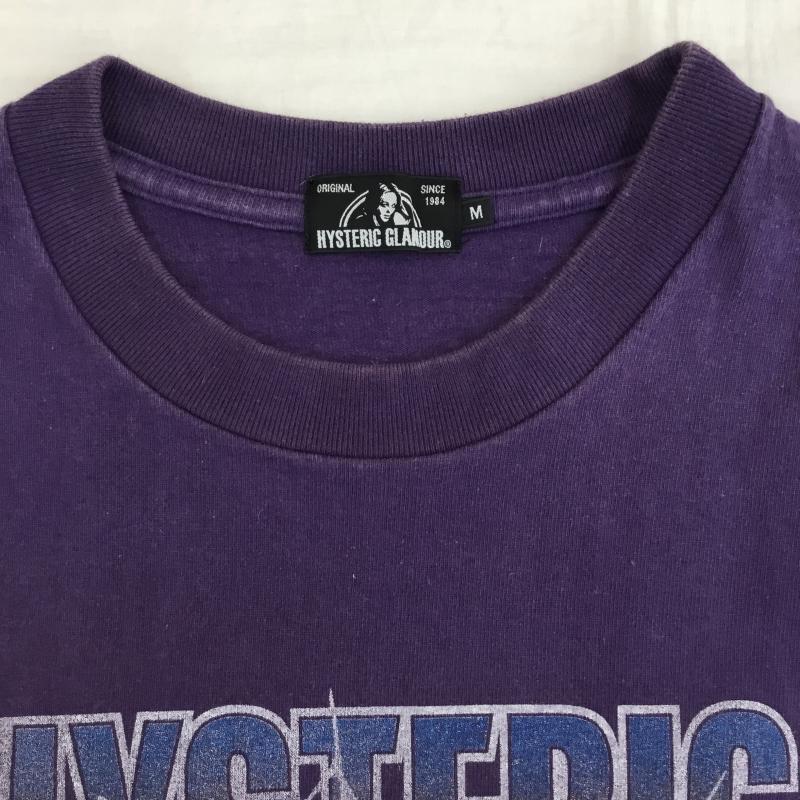 ヒステリックグラマー HYSTERIC GLAMOUR Tシャツ 半袖 M ロゴ、文字 紫 / パープル /  メンズ USED 古着 中古 10145805