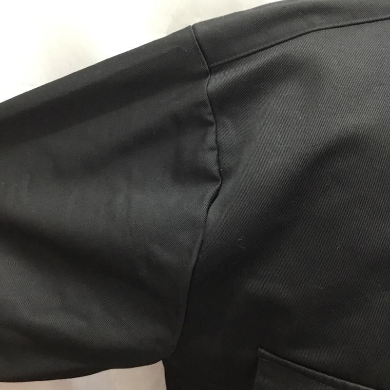 チャンピオン Champion ジャケット、上着 ジャケット、ブレザー c8-s405 ジャケット 前ボタン シャツジャケット XL 無地 黒 / ブラック /  メンズ USED 古着 中古 10114623