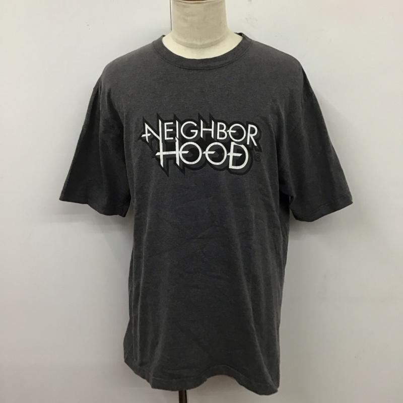 ネイバーフッド NEIGHBORHOOD Tシャツ 半袖 クルーネック プリント ロゴ、文字 灰 / グレー /  メンズ USED 古着 中古 10119689