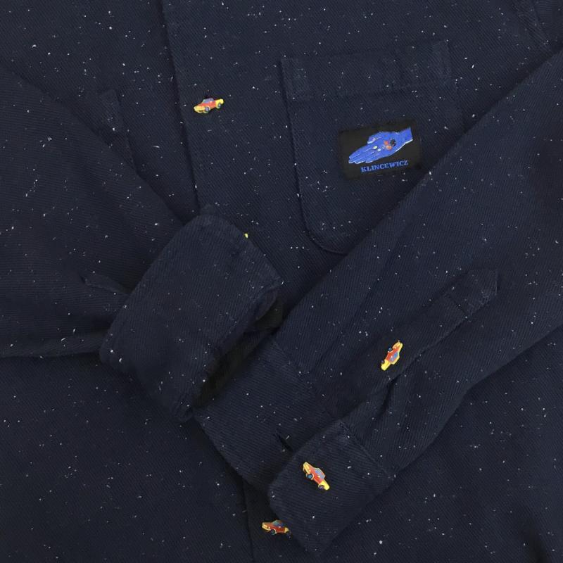 バンズ VANS シャツ、ブラウス 長袖 S  青 / ブルー /  メンズ USED 古着 中古 10110702