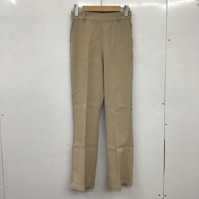 ディスコート Discoat パンツ スラックス DCZ1011502A0002 センタープレス S  白 / ホワイト / X 茶 / ブラウン /  レディース USED 古着 中古 10138981