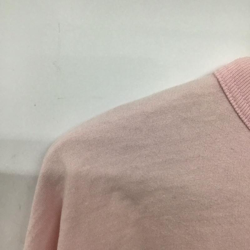 カールカナイ KARL KANI カットソー 長袖 長袖カットソー プリントカットソー クルーネック XL ロゴ、文字 桃 / ピンク /  メンズ USED 古着 中古 10146458
