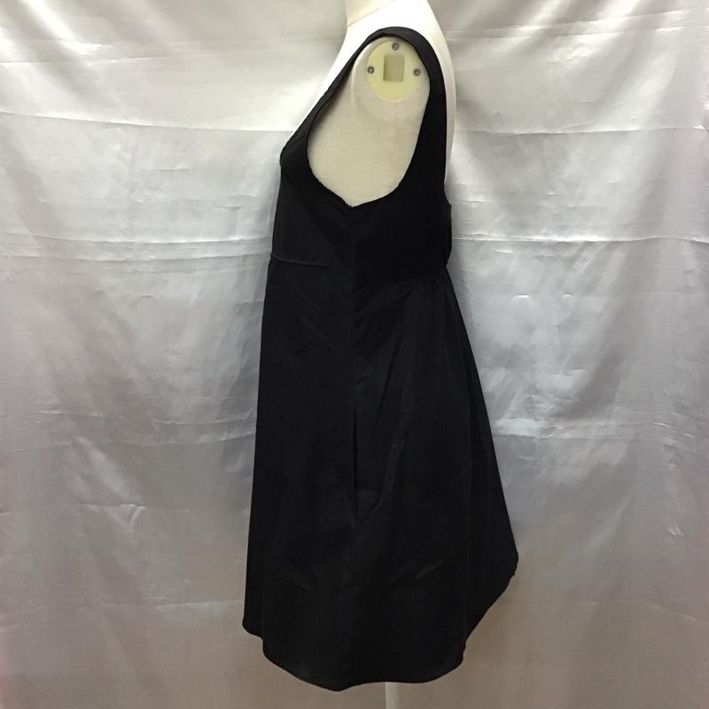 ザラ ZARA ワンピース ミニスカート ノースリーブワンピース ミニスカートワンピース タイトワンピース XS 無地 黒 / ブラック /  レディース USED 古着 中古 10117986