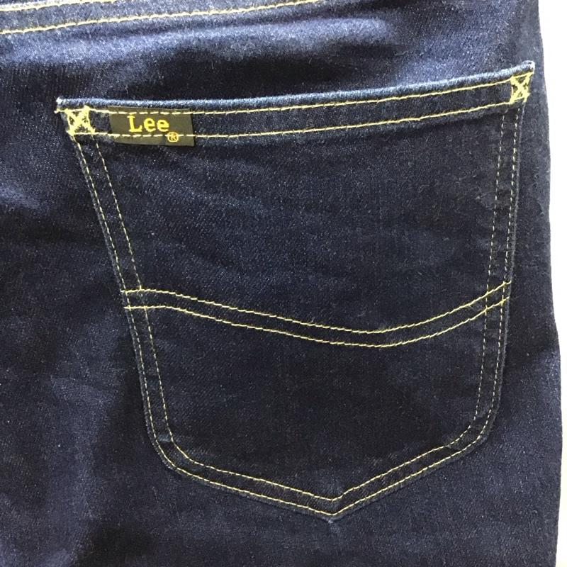 リーライダース LEERIDERS パンツ デニム、ジーンズ デニムパンツ スリムパンツ ストレッチパンツ ジーンズ 30インチ 無地 インディゴ / インディゴ /  メンズ USED 古着 中古 10117420