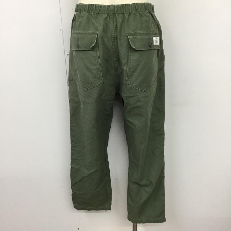 ガンホー GUNG HO パンツ ワークパンツ、ペインターパンツ ベイカーイージーパンツ 49278 M 無地 カーキ / カーキ /  メンズ USED 古着 中古 10119856