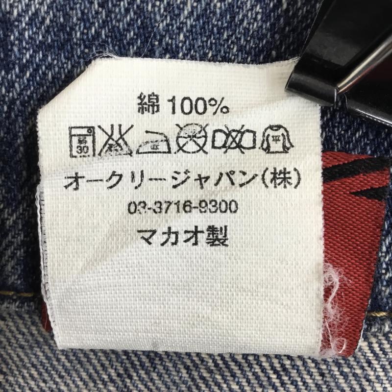 オークリー OAKLEY ジャケット、上着 ジャケット、ブレザー デニムジャケット M 無地 青 / ブルー /  メンズ USED 古着 中古 10137531