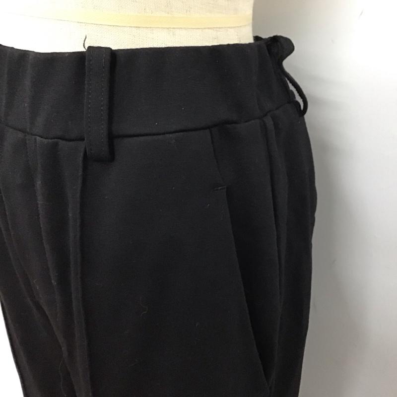 ローリーズファーム LOWRYS FARM パンツ スラックス L 無地 黒 / ブラック /  レディース USED 古着 中古 10122259