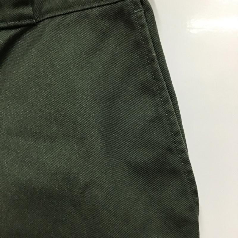 ディッキーズ Dickies パンツ ワークパンツ、ペインターパンツ ワークパンツ ワイドパンツ カジュアルパンツ 30インチ 無地 緑 / グリーン /  メンズ USED 古着 中古 10118403